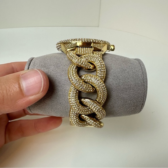 Michael Kors MK3820/1 gold and rose gold crystal watches - Picture 7 of 12